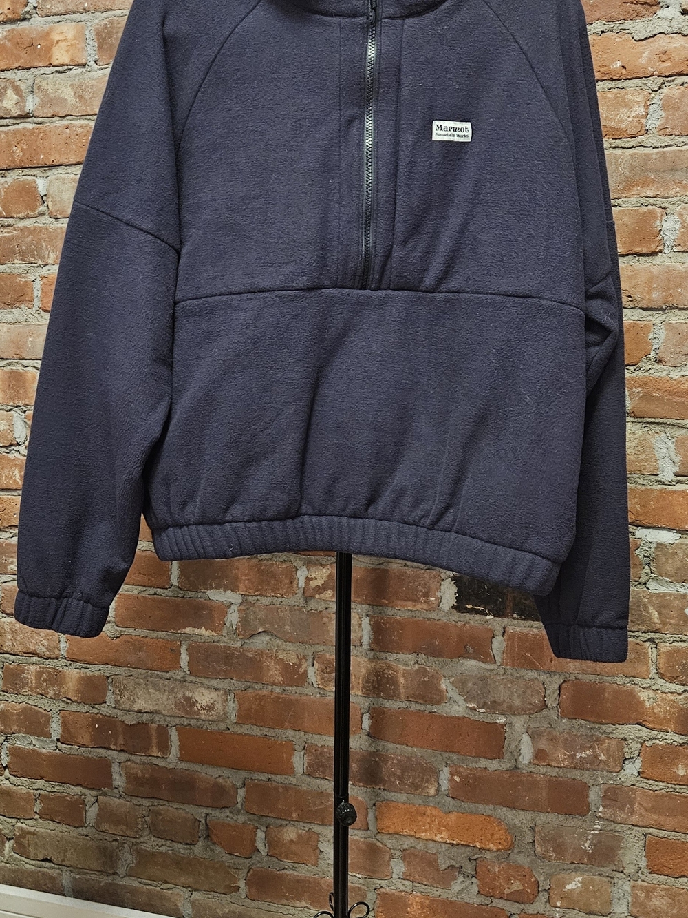 Marmot Woman's Black Half-Zip Fleece Pullover